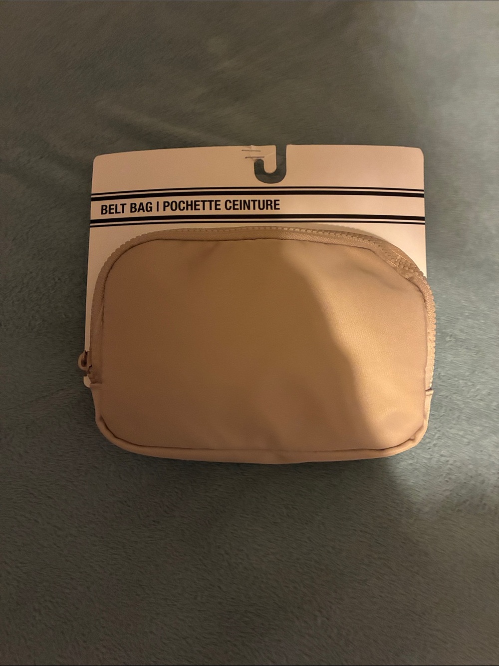 Beige Belt Bag Pouch